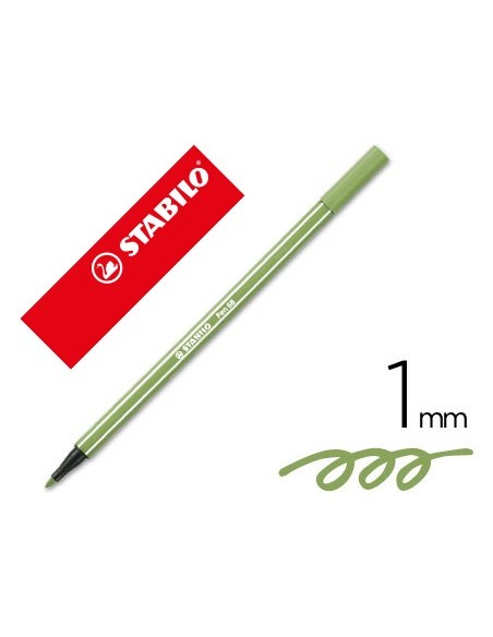 ROTULADOR STABILO ACUARELABLE PEN 68 VER HOJA 1 MM