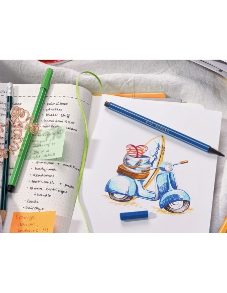 ROTULADOR STABILO ACUARELABLE PEN 68 NEGRO 1 MM