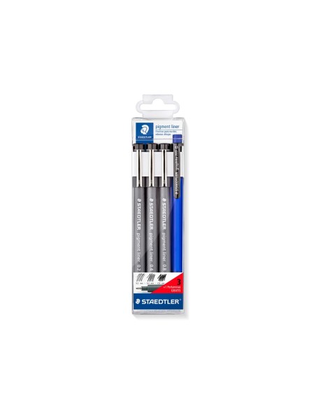 ROTULADOR STAEDTLER MICRO NG.BOLSA 3UD.0,2 -0,4- 0,8MM+PORTAMINAS 777