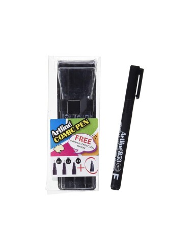 ROTULADOR ARTLINE COMIC PEN MICRO NG.BOLSA 3 UDS 0,2 0,4 0,8+FLUO 660
