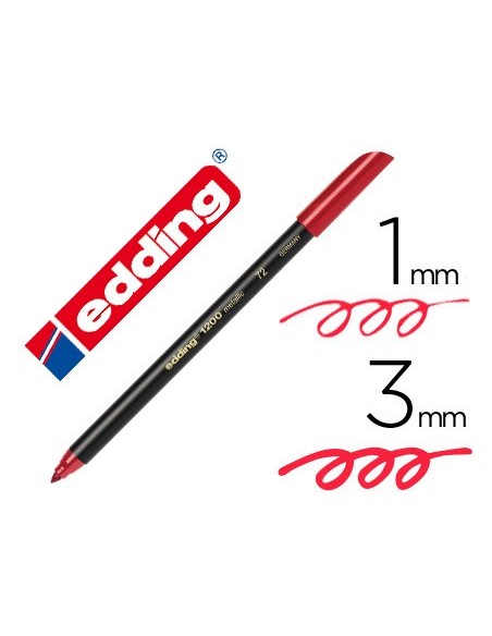 ROTULADOR EDDING PUNTA FIBRA 1200 RJ MET N72 PUNTA REDONDO 0,5 MM