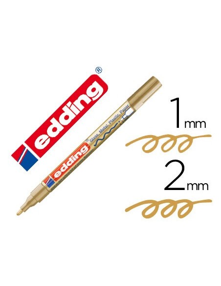 ROTULADOR EDDING PUNTA FIBRA 751 ORO PUNTA REDONDA 1,5 MM