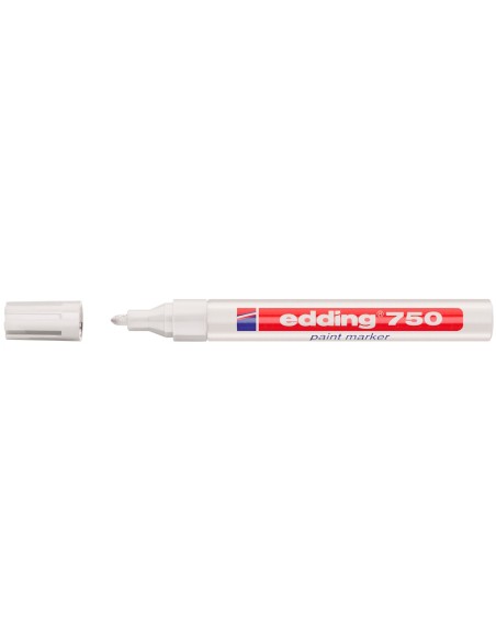 ROTULADOR EDDING PUNTA FIBRA 750 BLANCO PUNTA REDONDA 3,5 MM