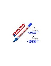 ROTULADOR EDDING PUNTA FIBRA 750 AZUL PUNTA REDONDA 3,5 MM 2