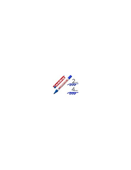 ROTULADOR EDDING PUNTA FIBRA 750 AZUL PUNTA REDONDA 3,5 MM