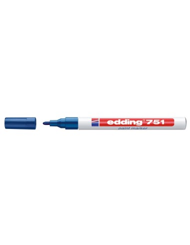 ROTULADOR EDDING PUNTA FIBRA 751 AZUL PUNTA REDONDA 1,5 MM