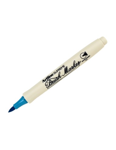 ROTULADOR ARTLINE BRUSH BASE AGUA PINCEL TRAZO FINO TURQ.
