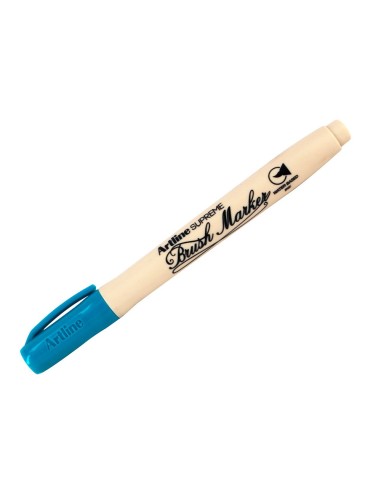 ROTULADOR ARTLINE BRUSH BASE AGUA PINCEL TRAZO FINO TURQ.