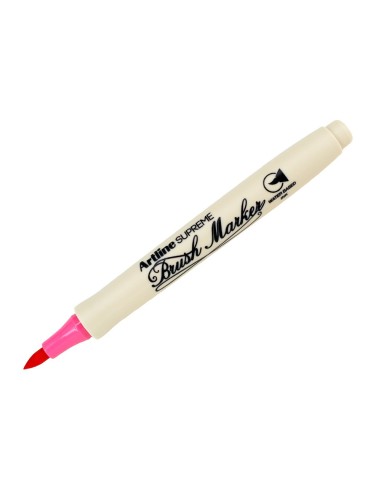 ROTULADOR ARTLINE BRUSH BASE AGUA PINCEL TRAZO FINO ROSA