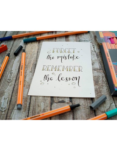 ROTULADOR STABILO POINT 88 FIBRA ARTY LINE  CARTON 24 UD.SURT.