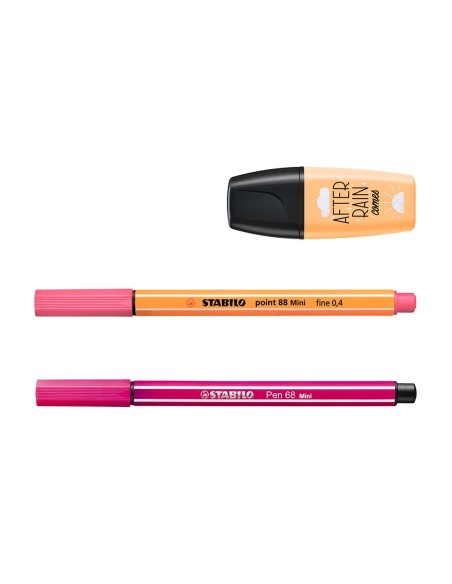 SET STABILO PASTEL LOVE MINIWORLD PEN 68/POINT 88/BOSS 18 UD.SURTIDAS