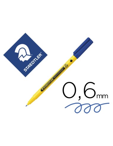 ROTULADOR STAEDTLER NORIS WRITING PEN 307 TINTA AGUA FINA 0,6MM AZ.
