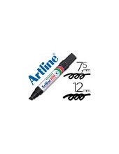 ROTULADOR ARTLINE MARCADOR PERM.100 NEGRO PUNTA BISELADA 2