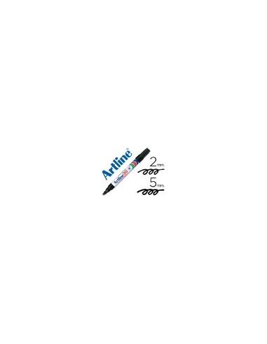 ROTULADOR ARTLINE MARCADOR PERM.EK-90 NEGRO PUNTA BISELADA 5 MM PAPEL