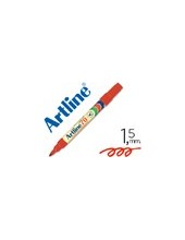 ROTULADOR ARTLINE MARCADOR PERM.EK-70 ROJO PUNTA RED.1.5 MM PAPEL MET 2