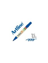 ROTULADOR ARTLINE MARCADOR PERM.EK-70 AZUL PUNTA RED.1.5 MM PAPEL MET 2