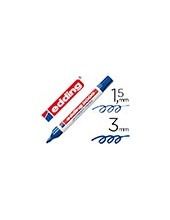 ROTULADOR EDDING MARCADOR PERM.3000 AZUL PUNTA RED.3 MM 2