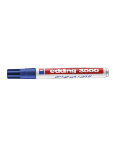 ROTULADOR EDDING MARCADOR PERM.3000 AZUL PUNTA RED.3 MM