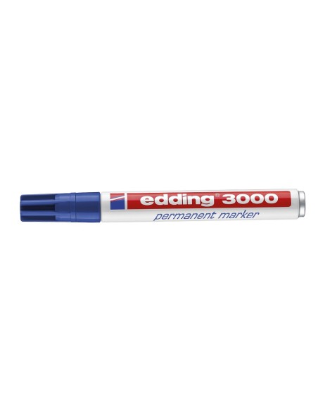 ROTULADOR EDDING MARCADOR PERM.3000 AZUL PUNTA RED.3 MM