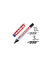 ROTULADOR EDDING MARCADOR PERM.3000 NEGRO PUNTA RED.3 MM 2