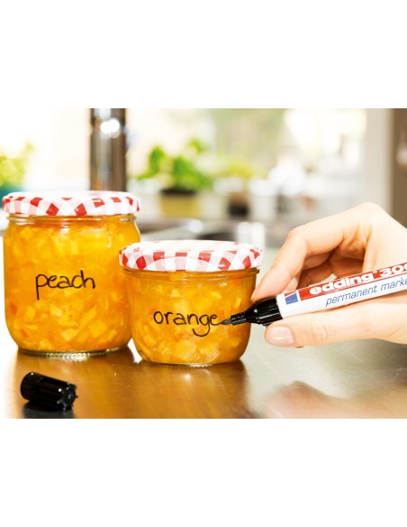 ROTULADOR EDDING MARCADOR PERM.3000 NEGRO PUNTA RED.3 MM