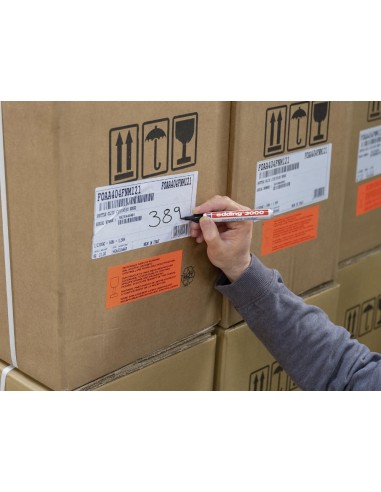 ROTULADOR EDDING MARCADOR PERM.3000 NEGRO PUNTA RED.3 MM