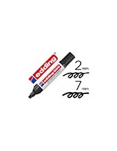 ROTULADOR EDDING MARCADOR PERM.500 NEGRO PUNTA BISELADA 7 MM 2