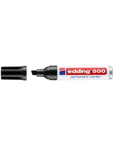 ROTULADOR EDDING MARCADOR PERM.500 NEGRO PUNTA BISELADA 7 MM