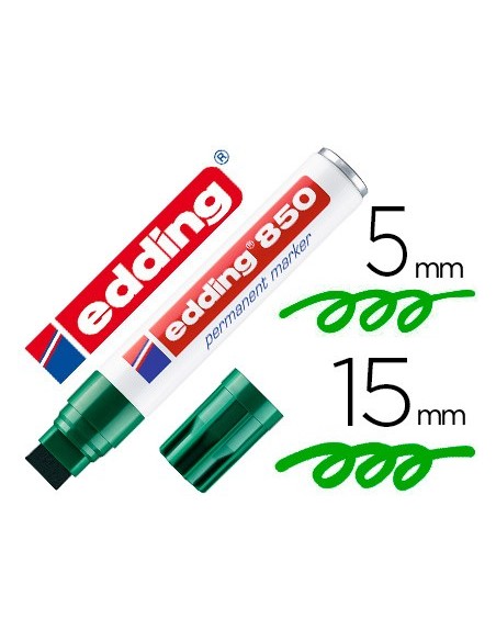 ROTULADOR EDDING MARCADOR PERMANENTE 850 VE. 5-15MM RECARGABLE