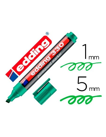 ROTULADOR EDDING MARCADOR PERMANENTE 330 VE. 1-5MM RECARGABLE