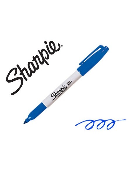 ROTULADOR SHARPIE PERMANENTE PUNTA FINA AZ.