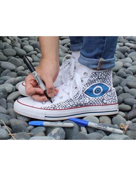 ROTULADOR SHARPIE PERMANENTE FINO 4 UD.FANTASIA SURT.