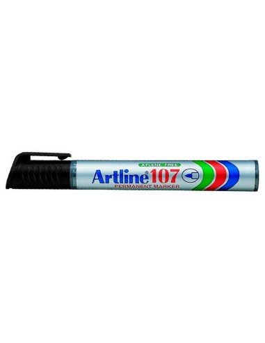 ROTULADOR ARTLINE MARCADOR PERM.107 NEGRO PUNTA RED.