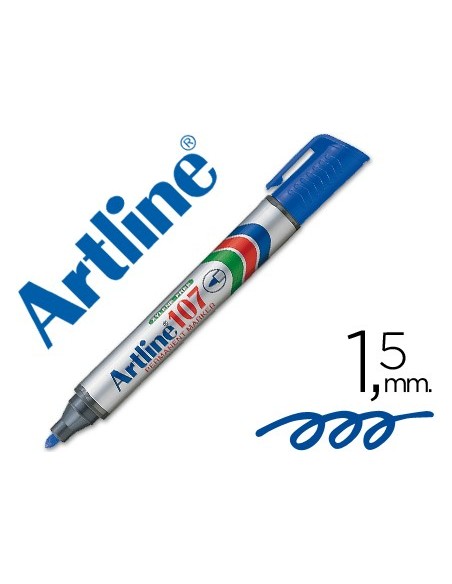 ROTULADOR ARTLINE MARCADOR PERM.107 AZUL PUNTA RED.