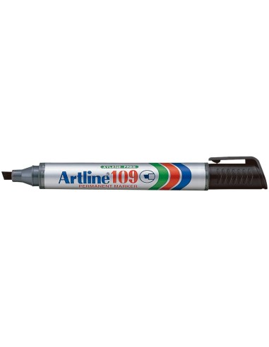 ROTULADOR ARTLINE MARCADOR PERM.109 NEGRO PUNTA BISELADA