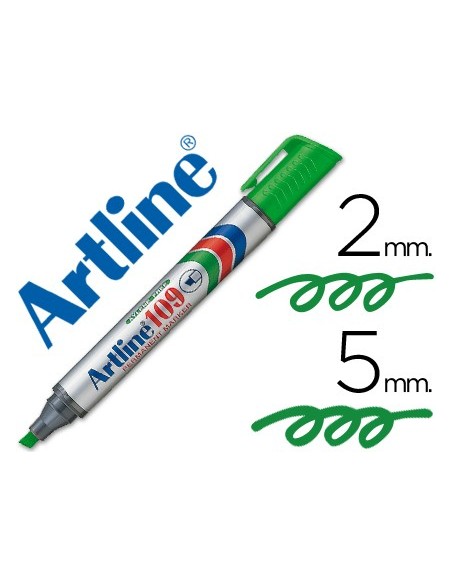 ROTULADOR ARTLINE MARCADOR PERM.109 VER PUNTA BISELADA