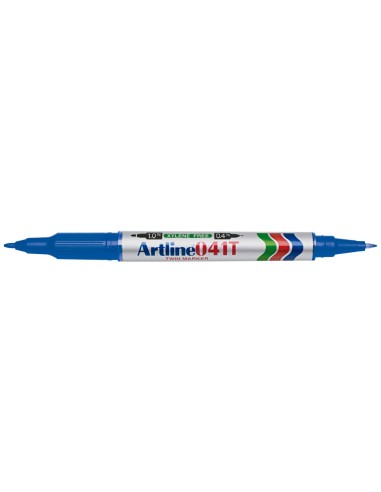 ROTULADOR ARTLINE MARCADOR PERM.EK-041T AZ -DOBLE PUNTA 0.4 1.0 MM