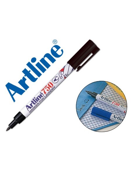 ROTULADOR ARTLINE MARCADOR PERM.EK-750 NEGRO PUNTA RED.0,7 MM EN BLIS