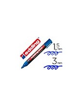 ROTULADOR EDDING MARCADOR PERM 300 AZUL PUNTA RED.1.5 MM 2