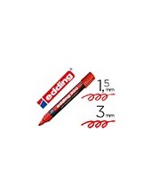 ROTULADOR EDDING MARCADOR PERM 300 ROJO PUNTA RED.1.5 MM 2