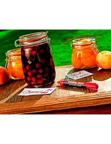 ROTULADOR EDDING MARCADOR PERM 300 ROJO PUNTA RED.1.5 MM