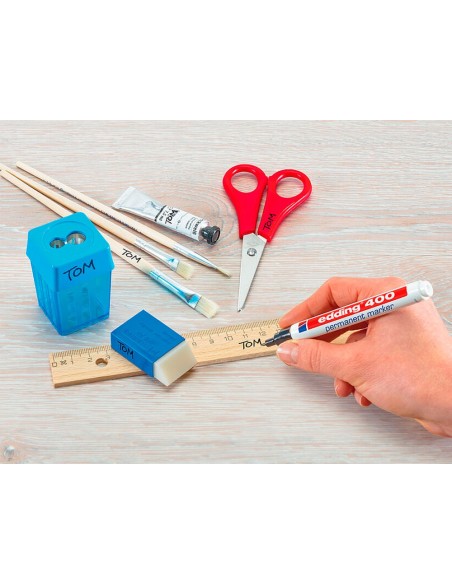 ROTULADOR EDDING MARCADOR PERMANENTE 400 NEGRO PUNTA REDONDA 1 MM