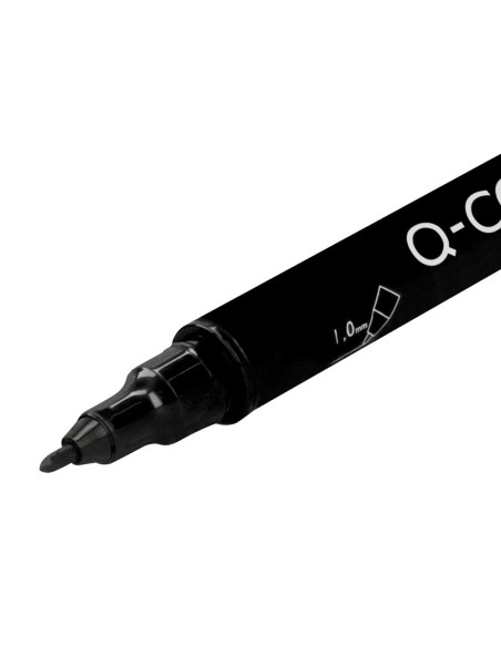 ROTULADOR Q-CON.MARCADOR PERMANENTE DOBLE NG.4MM 1MM