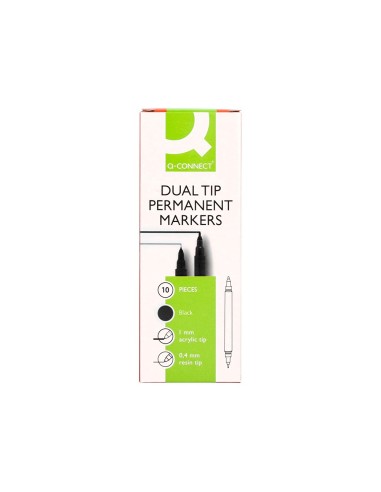 ROTULADOR Q-CON.MARCADOR PERMANENTE DOBLE NG.4MM 1MM