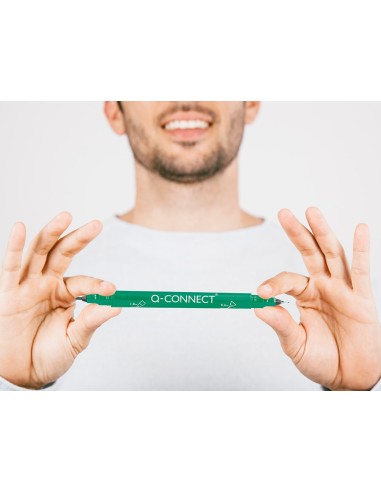 ROTULADOR Q-CON.MARCADOR PERMANENTE DOBLE VE. 0,4MM 1MM