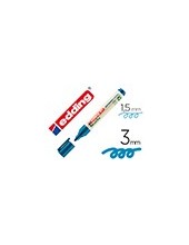 ROTULADOR EDDING 21 PERM.ECOLINE 90% RECI.AZ. RED.1,5-3MM RECARGABLE 2