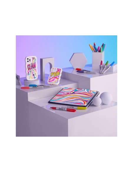 ROTULADOR SHARPIE PERMANENTE FINO GLAM POP 5 UD.SURT.