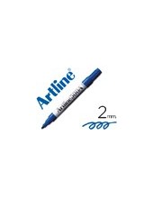 ROTULADOR ARTLINE PIZARRA EK-500 AZUL PUNTA RED.2 MM RECARGABLE 2