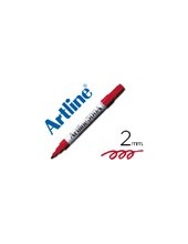 ROTULADOR ARTLINE PIZARRA EK-500 ROJO PUNTA RED.2 MM RECARGABLE 2