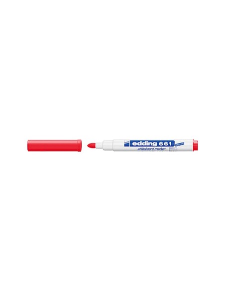 ROTULADOR EDDING  PIZARRA BLANCA 661 RJ. PUNTA RED 1-2MM RECARGABLE